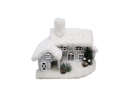 Kody, novogodišnja dekoracija,kuća, 18cm ( 750793 )