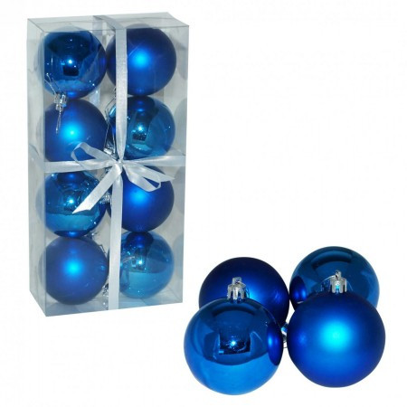 Kuglice 7 cm 8 kom plave ( 51-314000 )