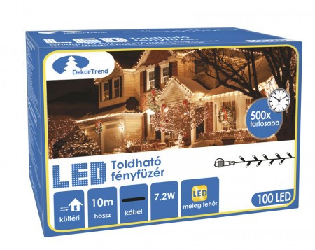 LED lampice 100 komhladno belal 10 m ( KDK 004 )