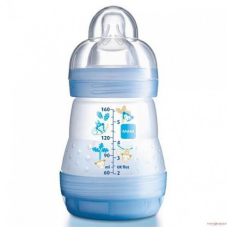 MAM flašica anticolic 160ml silikon 0m+ ( 0190083 )
