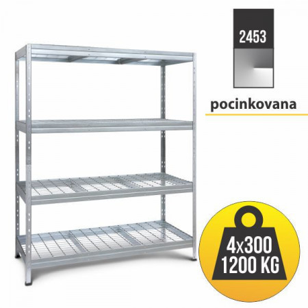 Metalna žičana polica 180x120x45cm ( 2453 )
