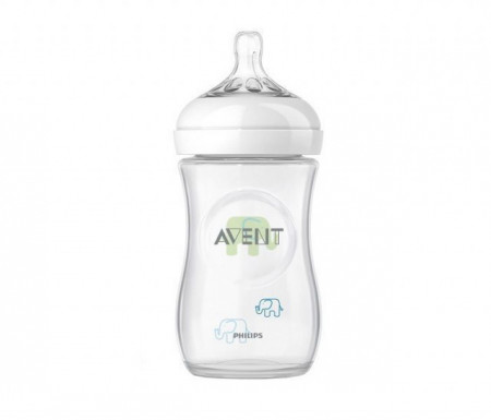 Avent flasica natural 260ml slon plavo/zeleni ( SCF627/16 )