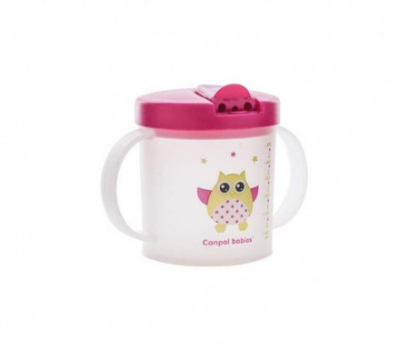 Canpol baby šolja flip top cup 190 ml 9m+ ( 31/212 )