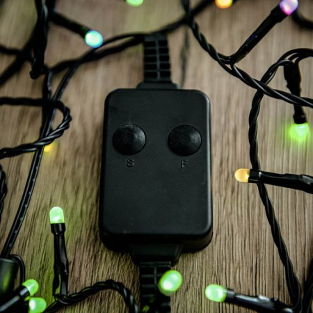 Smartpnone svetlosni niz 160 RGB LED, crni kabl, IP44, BT kontrola ( KBT 160 )