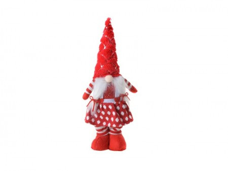 Sweetums, novogodišnja dekoracija, patuljak, devojčica, 50cm ( 790013 )