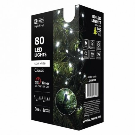 Emos novogodišnja led rasveta classic 8m timer cw zy0802t ( 1572 )