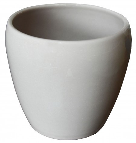Kerbek saksija tarifa 15cm glazura kapućino ( KE G58/150/009 )