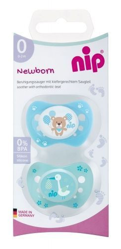 Nip varalica Newborn silikon 0-2m 2 komada ( 7130145 )