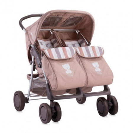Bertoni Kolica za Blizance Twin Beige Friends + Torba za mame ( 10020071625 )