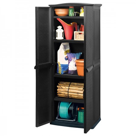 Curver orman rattan style visoki plastični, grafit ( CU 231232 )
