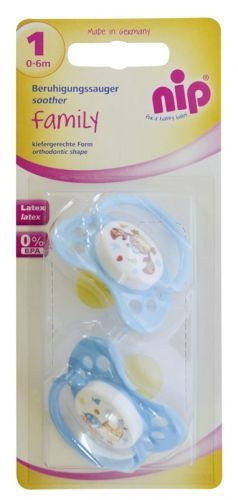 Nip Family kaučuk varalica 0-6m 2 komada ( 7100099 )