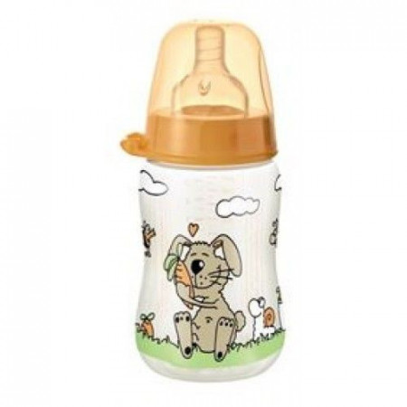 Nip PP flašica Family Unisex 125 ml sa kaučuk cuclom za čaj 0-6 ( 7100084 )
