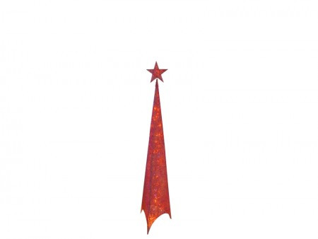 Shiny, jelka, svetlucava, crvena, 120cm ( 760034 )