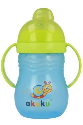Akuku čaša 280ml sa silikonskim piskom no-spill 4m+ ( 0290033 )