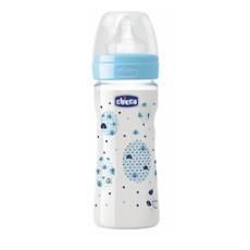 Chicco PP flašica Giotto cucla od silikona za dečake 330 ml ( 4201224 )