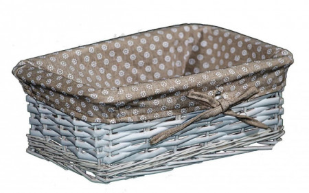 Korpa dekorativna od pletenog pruća 33x23x13cm ( 9020072 )