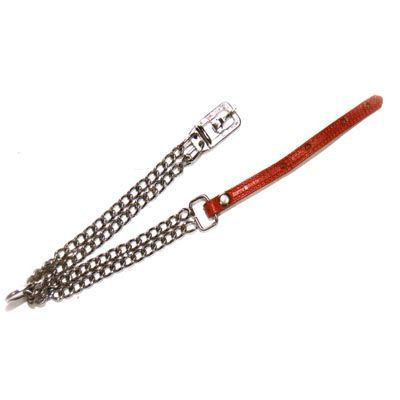 Kozmo SHA 2045 dvoreda ogrlica metal/koža 2mmx45cm ( KZ001 )