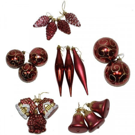 Kuglice 4 vrste - bordo ( 51-746000 )
