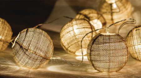 Novogodišnje lampice - HQ String Light Ball 10 LED 2.1 m ( 36281 )