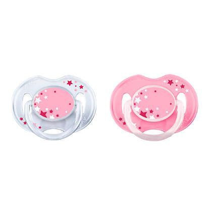 Philips Avent varalica 0-6m noćna 2/1 roze ( SCF176/28 )