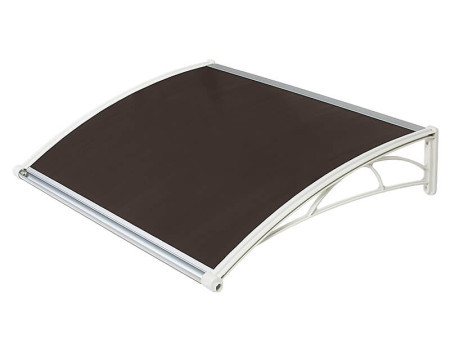 Gutta nadstrešnica za vrata 82x150cm bela baza ploca 6mm bronza ( 994 )