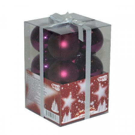 Kuglice 5cm 12kom fuksija ( 51-308000 )