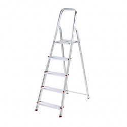 Aluminijumske merdevine - sklopive 5 gazišta do 125 kg ( 409228 )
