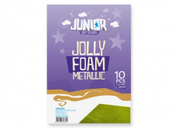 Junior jolly metallic foam, eva pena metalik, zelena, A4, 10K ( 134324 )