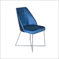 Trpezarijska stolica VIP Kraljevsko plava 470x500x920 mm ( 775-065 )