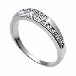 Ženski oliver weber real crystal prsten sa swarovski belim kristalom 57 mm ( 41036rl )