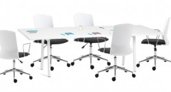 Office elegant - Radna stolica 3118-6 Belo-Crna