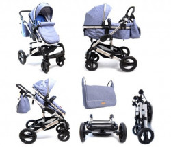 BBO Kolica za bebe matrix - 2u1 plava ( PL0013 )