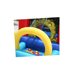 Dvorac za skakanje Bubble 4 u 1 - Trambolina na naduvavanje sa spustom 300x280x175