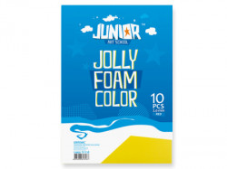 Jolly color foam, eva pena, limun žuta, A4, 10K ( 134020 )