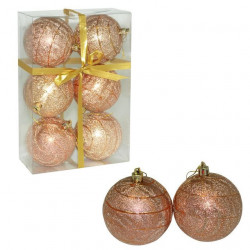Kuglice 8cm 6kom bakrene ( 51-705000 )