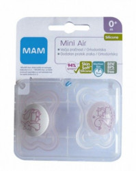 MAM laža Air 0m+ silikon 2kom ( 4100118 )