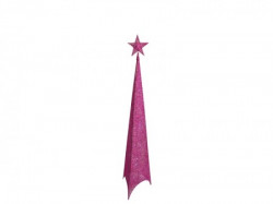 Shiny, jelka, svetlucava, roze, 150cm ( 760044 )
