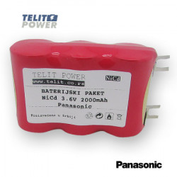 TelitPower baterija NiCd 3.6V 2000mAh Panasonic za usisivač ( P-0215 )