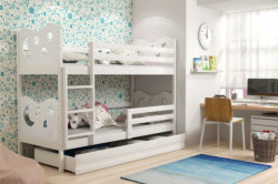 Baloo Elegant Krevet na Sprat 160x80 White Beli (elegant30beli)