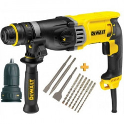DeWalt el. pneumat. čekić komb. + 28mm 900w + brzostezna glava + pribor ( D25144KP )