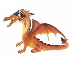 Bullyland narandžasti dvoglavi zmaj (fantasy, magican svet) ( 75598 e )
