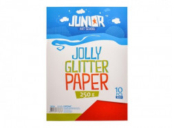 Jolly papir sa šljokicama, crvena, A4, 250g, 10K ( 136136 )