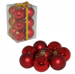 Kuglice 6cm 12kom crvene ( 51-213000 )