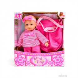 Loko toys, lutka beba, mini sa mašnicom, 20 cm ( A018534 )