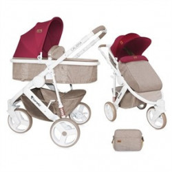 Lorelli Bertoni Kolica calibra 3 beige& red 2017 ( 10020781742 )