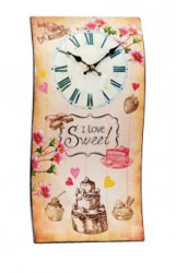 Zidni sat Talas I Love Sweet 40x21cm ( 35845_2 )