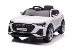 Audi E-tron Sportback Licencirani automobil sa kožnim sedištem i mekim gumama - Beli