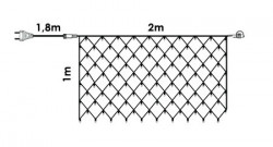 Contact LED 96 toplo belo ( KDK 015 )