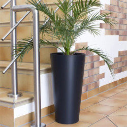 Prosperplast saksija tubus slim 25x48cm antracit ( PR DTUS250-S433 )