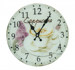 Zidni sat Cappuccino R30cm ( 203110 )